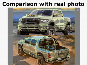 ram 1500 trx 2021 3D 模型
