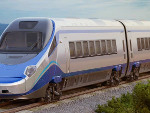 train etr610 pendolino 3D Model