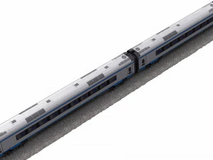 train etr610 pendolino 3D Model