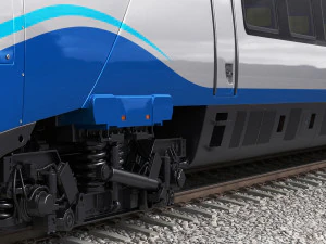 train etr610 pendolino 3D Model