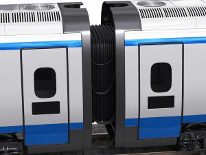 train etr610 pendolino 3D Model