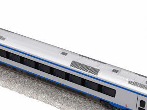 train etr610 pendolino 3D Model