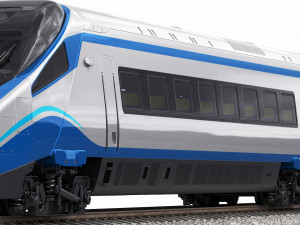 train etr610 pendolino Modèle 3D