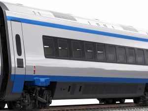 train etr610 pendolino 3D Model