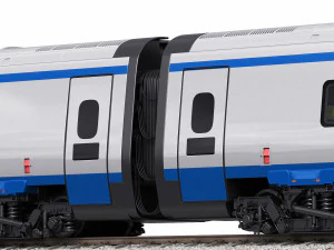 train etr610 pendolino 3D Model