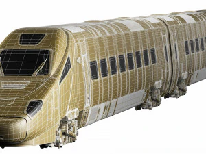 train etr610 pendolino 3D Model