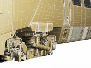 train etr610 pendolino 3D Model