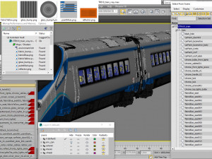 train etr610 pendolino Modèle 3D