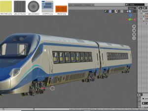 train etr610 pendolino 3D Model