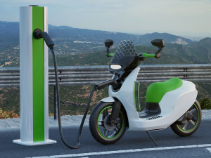 generic electric scooter 3D 模型