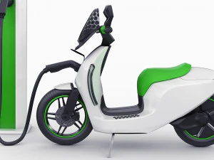 generic electric scooter 3D Model