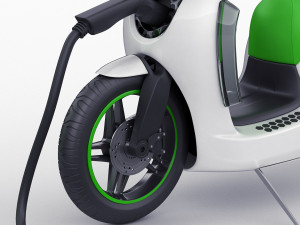 generic electric scooter 3D 模型