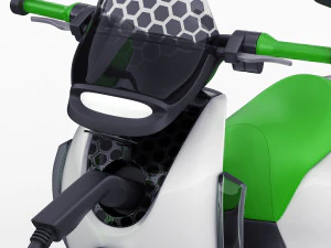 generic electric scooter 3D Model