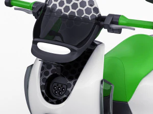 generic electric scooter 3D Model