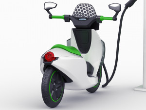 generic electric scooter 3D 模型