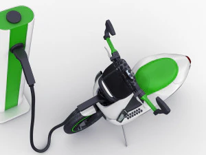 generic electric scooter 3D Model