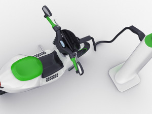 generic electric scooter 3D 模型