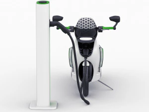 generic electric scooter 3D Model