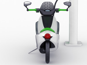 generic electric scooter 3D 模型