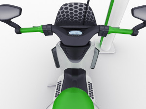 generic electric scooter 3D 模型