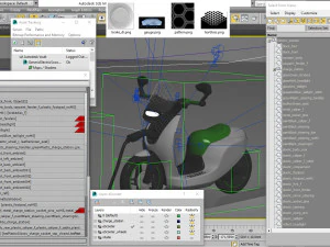 generic electric scooter 3D Model