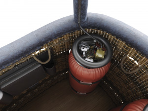 hot air balloon model Modello 3D