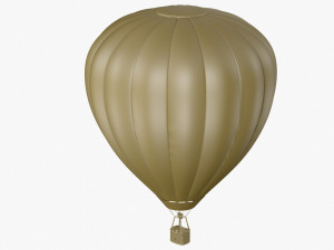 hot air balloon model Modello 3D