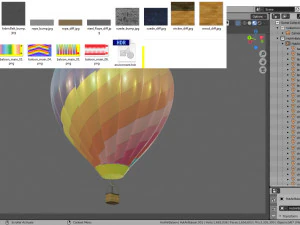 hot air balloon model 3D Model