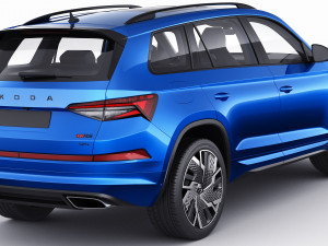 skoda kodiaq rs 2021 3D-Modell