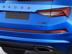 skoda kodiaq rs 2021 3D-Modell