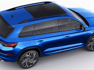 skoda kodiaq rs 2021 3D-Modell