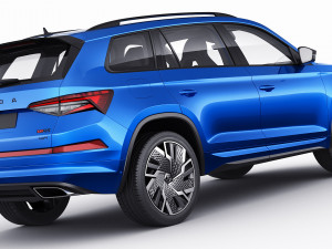 skoda kodiaq rs 2021 3D-Modell