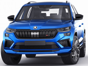 skoda kodiaq rs 2021 3D-Modell