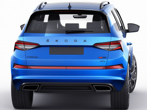 skoda kodiaq rs 2021 3D-Modell