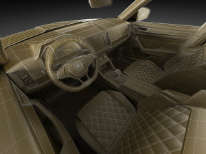 skoda kodiaq rs 2021 3D-Modell