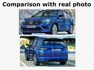 skoda kodiaq rs 2021 3D-Modell