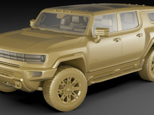 hummer suv ev 2024 Modello 3D