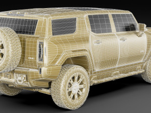 hummer suv ev 2024 Modello 3D