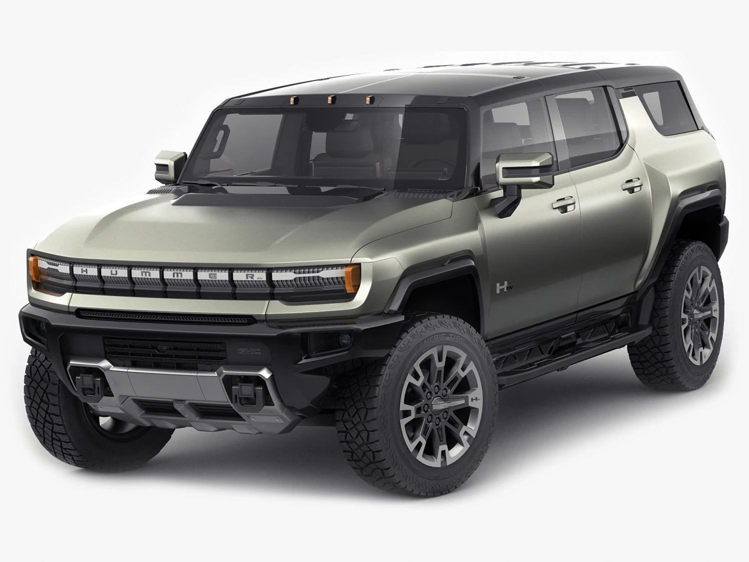 hummer suv ev 2024 3D Model .c4d .max .obj .3ds .fbx .stl .blend 