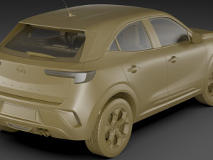 opel mokka 2021 3D 모델