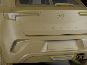 opel mokka 2021 3D 모델