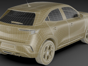 opel mokka 2021 3D 모델