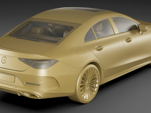mercedes-benz cls 2022 amg line 3Dモデル