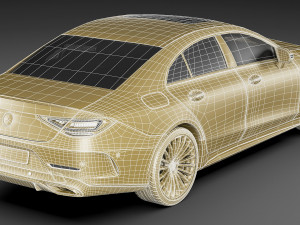 mercedes-benz cls 2022 amg line 3Dモデル