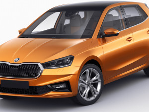 skoda fabia 2022 Modèle 3D