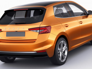 skoda fabia 2022 Modèle 3D