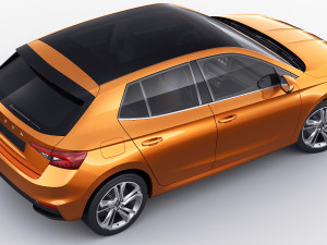 skoda fabia 2022 Modèle 3D