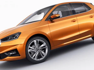 skoda fabia 2022 3D Model