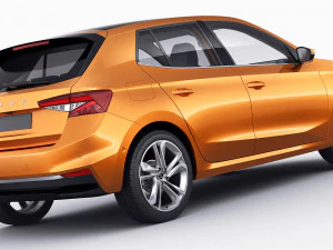 skoda fabia 2022 3D Model