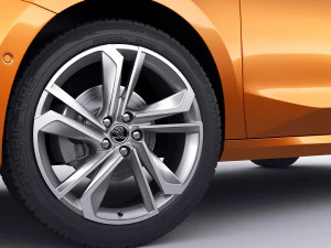 skoda fabia 2022 3D Model